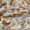 Printed Viscose OIZEA Brown / Green